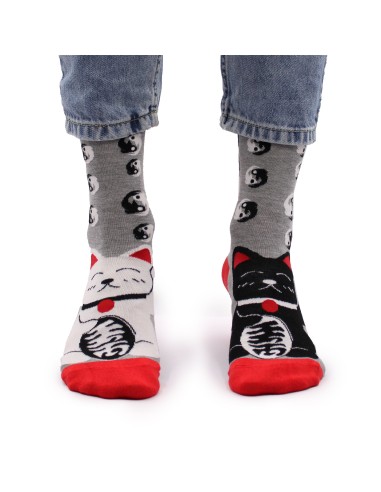 Chaussettes en bambou Hop Hare – Chat porte-chance (S/M)
