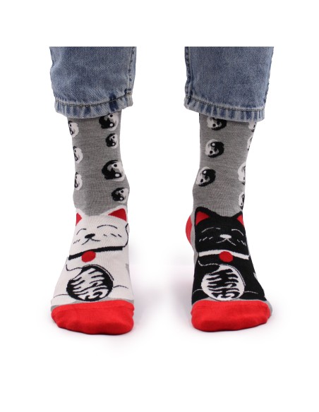 Chaussettes en bambou Hop Hare – Chat porte-chance (S/M)