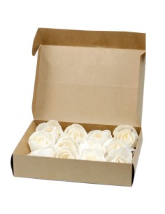 Diffuseur décoratif à fleurs naturelles – Rose grande sur corde