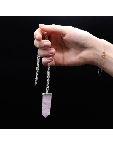Pendentif plat en améthyste – Paix intérieure