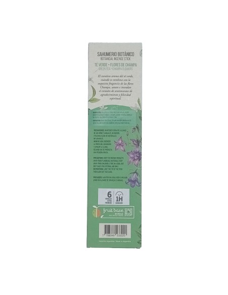 Encens botanique – Thé vert & Champa