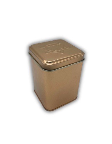 Boîte métallique carrée avec couvercle – Format moyen