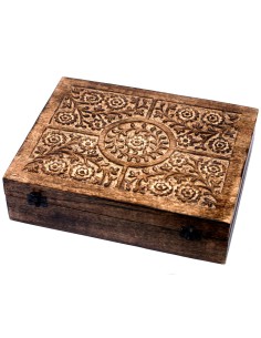 Boîte d’aromathérapie en bois – Grand rangement zen