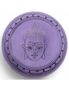 Bol tibétain sculptural – Champignon Purple Haze