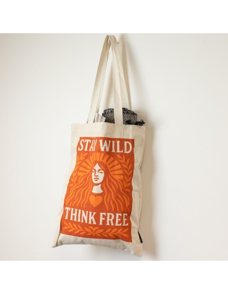 Sac tote Nomad Sari iconique – «?Reste sauvage?»