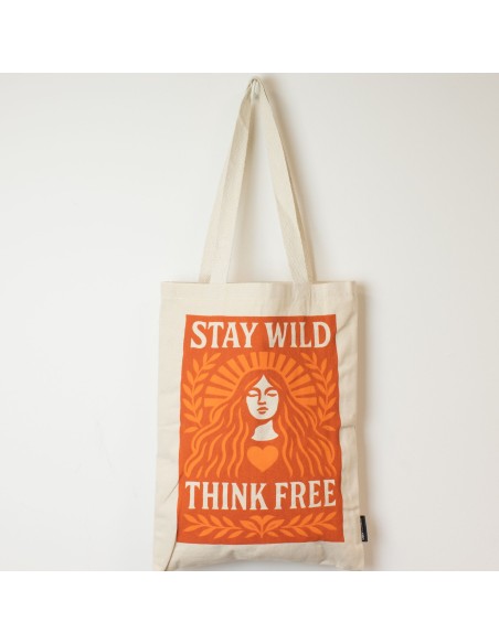 Sac tote Nomad Sari iconique – «?Reste sauvage?»