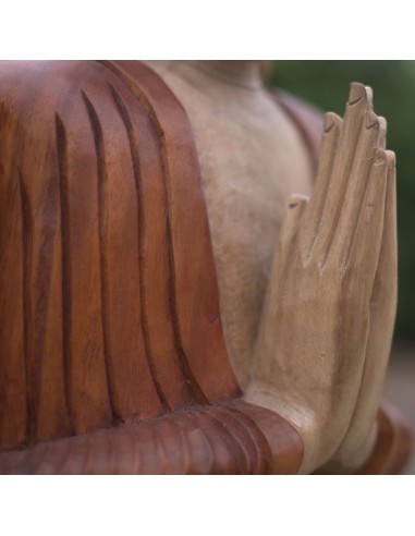 Statue de Bouddha sculptée à la main – Transmission zen