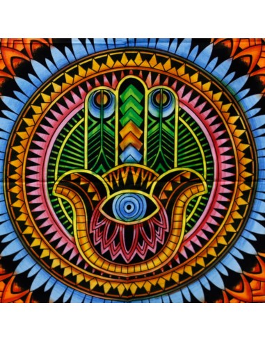 Tapisserie murale coton - Hamsa 78×112 cm