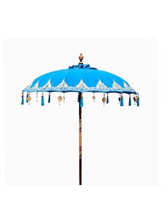 Ombrelle balinaise décorative – Turquoise zen