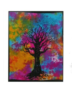 Tenture murale en coton – Arbre de la force