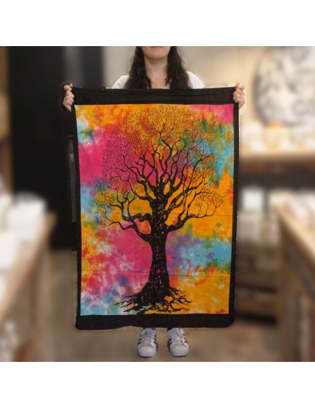 Tenture murale en coton – Arbre de la force