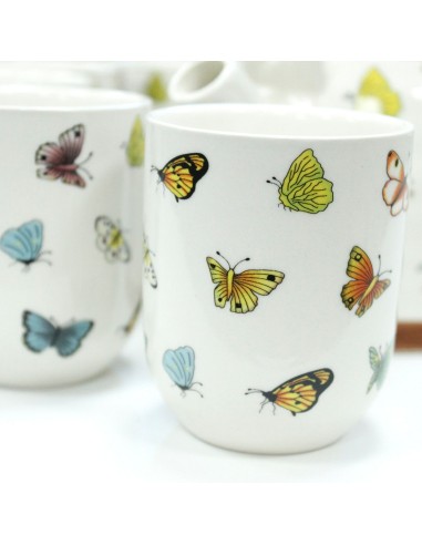 Service à thé – Papillons