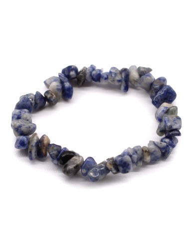 Bracelet fragments en sodalite – Vérité intérieure