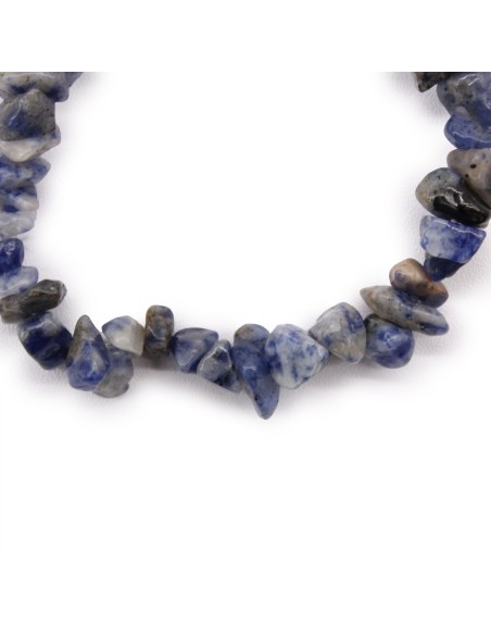 Bracelet fragments en sodalite – Vérité intérieure