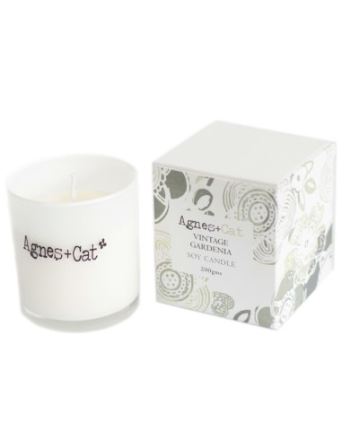 Bougie votive parfumée – Gardénia vintage zen