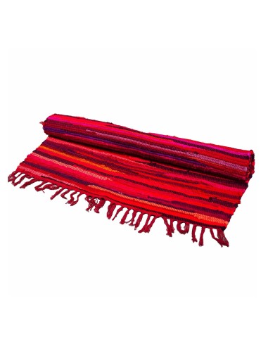 Grand tapis chiffon premium – Roses vibrants