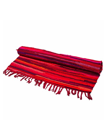 Grand tapis chiffon premium – Roses vibrants