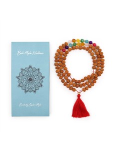 Collier mala balinais – Aura Chakra