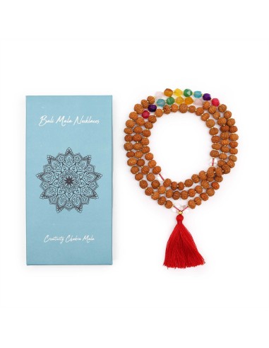 Collier mala balinais – Aura Chakra