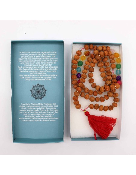 Collier mala balinais – Aura Chakra
