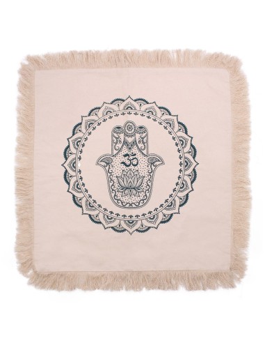 Coussin Hamsa Mandala – Grand format vert
