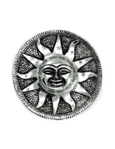 Porte?encens Soleil – Aluminium poli