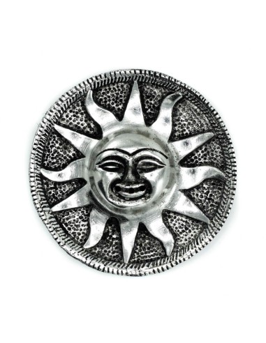 Porte?encens Soleil – Aluminium poli