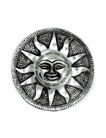 Porte?encens Soleil – Aluminium poli