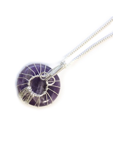 Collier Arbre de Vie en améthyste – Intuition zen