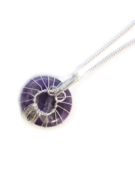 Collier Arbre de Vie en améthyste – Intuition zen
