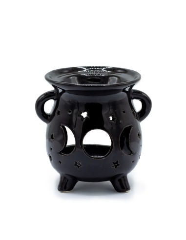 Brûle-parfum phases lunaires – Noir profond
