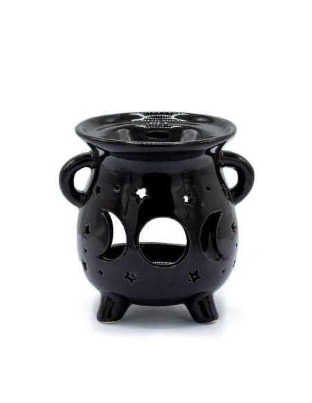 Brûle-parfum phases lunaires – Noir profond