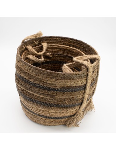 Grandes corbeilles bananier & herbe marine – Nature zen