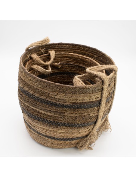 Grandes corbeilles bananier & herbe marine – Nature zen