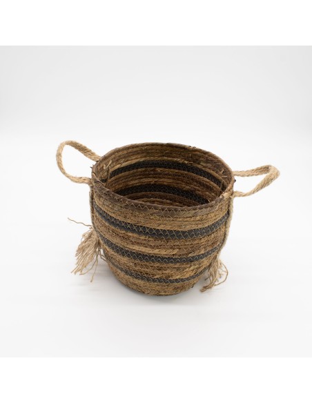 Grandes corbeilles bananier & herbe marine – Nature zen