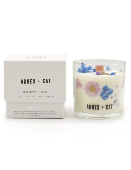 Agnes + Cat – Bougie botanique soja «Moorland»