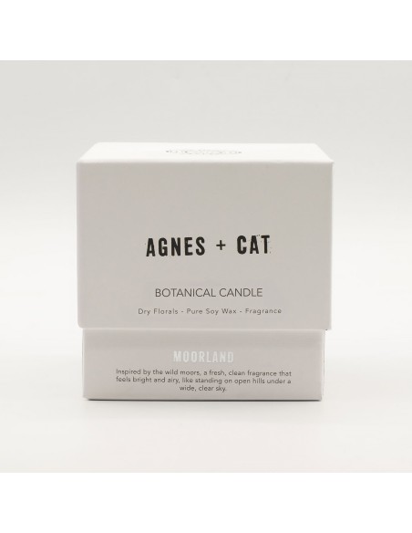 Agnes + Cat – Bougie botanique soja «Moorland»