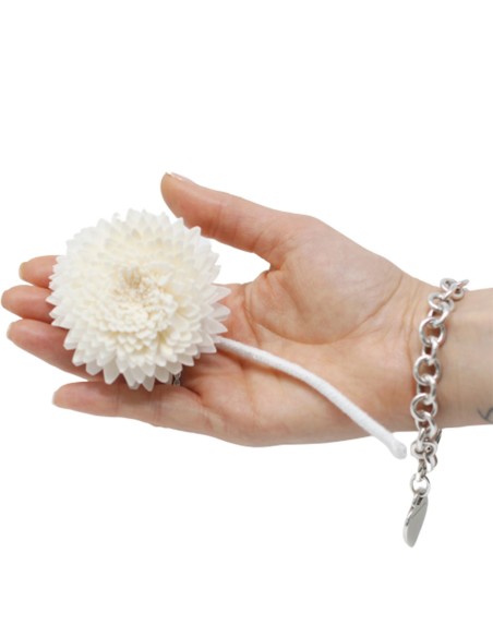 Diffuseur décoratif à fleurs naturelles – Œillet grand sur corde