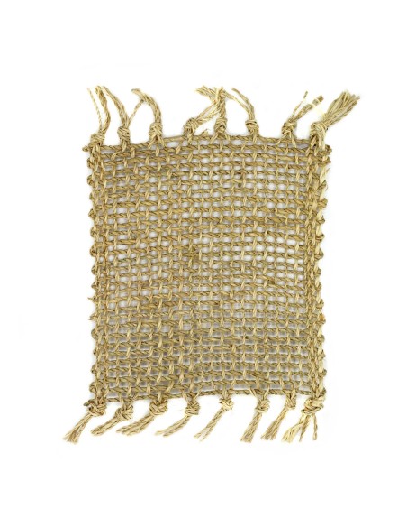 Dessous de verre naturels à franges – Simplicité zen