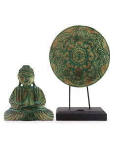 Set Feng Shui Bouddha & Mandala – Harmonie verte