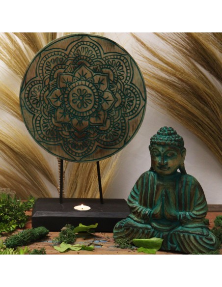 Set Feng Shui Bouddha & Mandala – Harmonie verte
