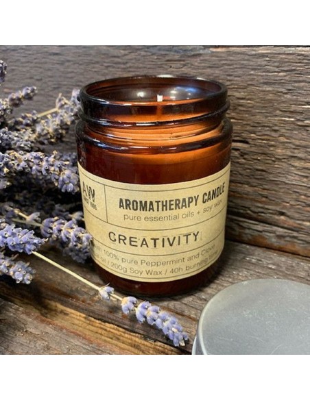 Bougie d’aromathérapie – Créativité zen