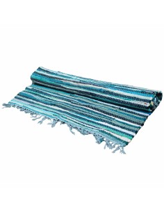 Grand tapis room rag premium – Bleu aqua zen