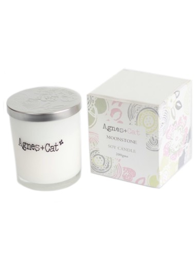 Bougie votive parfumée – Pierre de lune zen