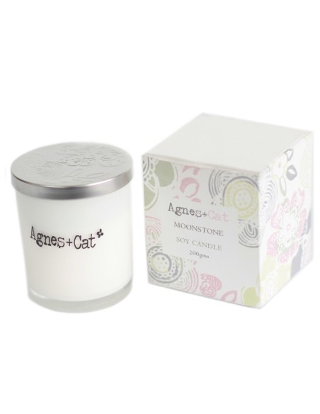 Bougie votive parfumée – Pierre de lune zen