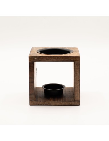 Brûle-parfum en bois de manguier – Éléphant zen