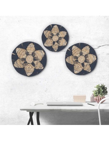 Tazones décoratifs en algues marines – Noir zen