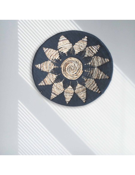 Tazones décoratifs en algues marines – Noir zen