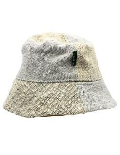 Chapeau de festival bohème en chanvre & coton – Naturel coton