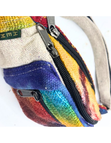 Sac banane en chanvre tie?dye